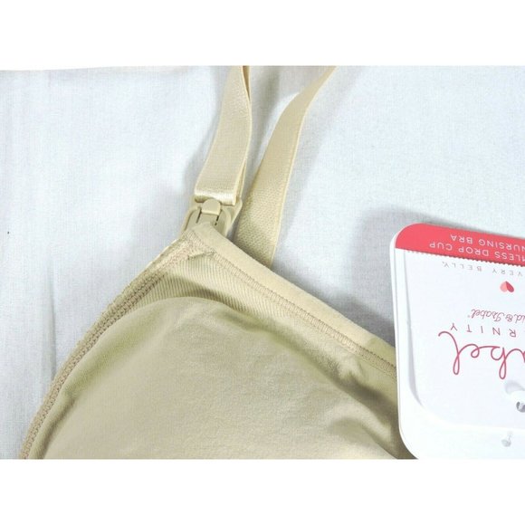 Isabel Maternity Seamless Drop Cup Nursing Beige Size M 34D/DD 36A/B/C/D NWT NEW - Picture 2 of 7